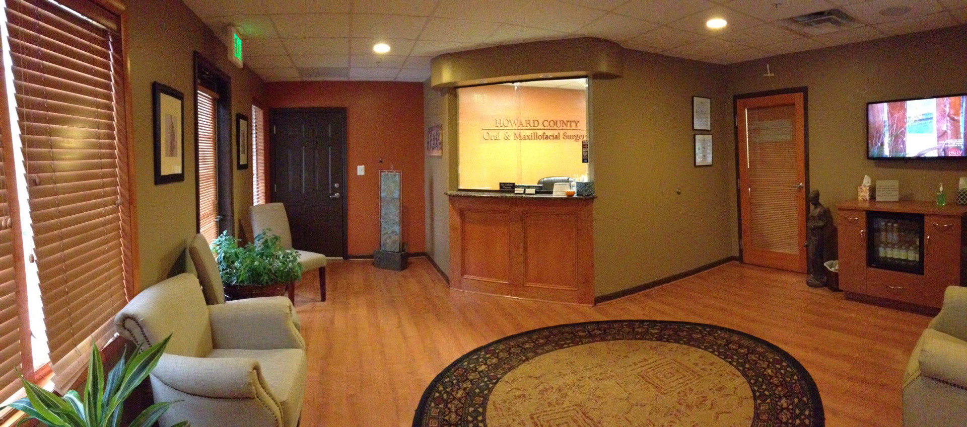 Howard County Oral & Maxillofacial Surgery reception area