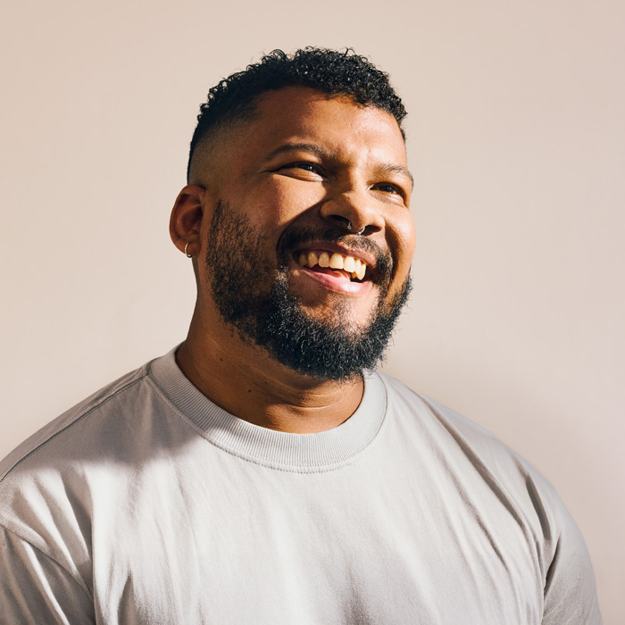 portrait of a smiling man